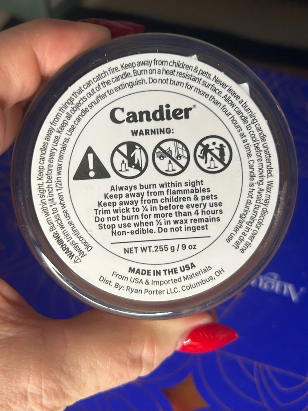 Candier by Ryan Porter “Read Between The Lattes” Scented Candle